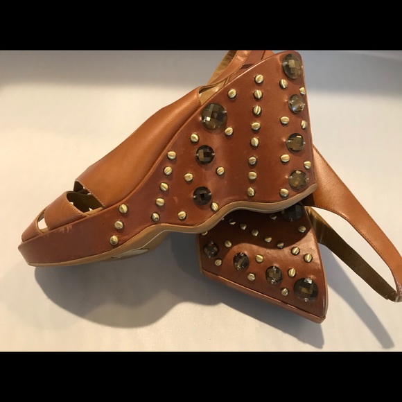 Cole Haan & Nike Air Lugano, Wedge, sandals! - Picture 1 of 8